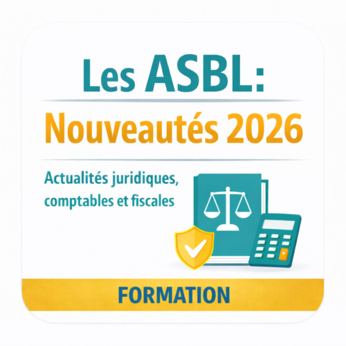 Les ASBL: Actualités en droit des entreprises, Code des Sociétés et des Associations, les obligations comptables et fiscales, et autres matières