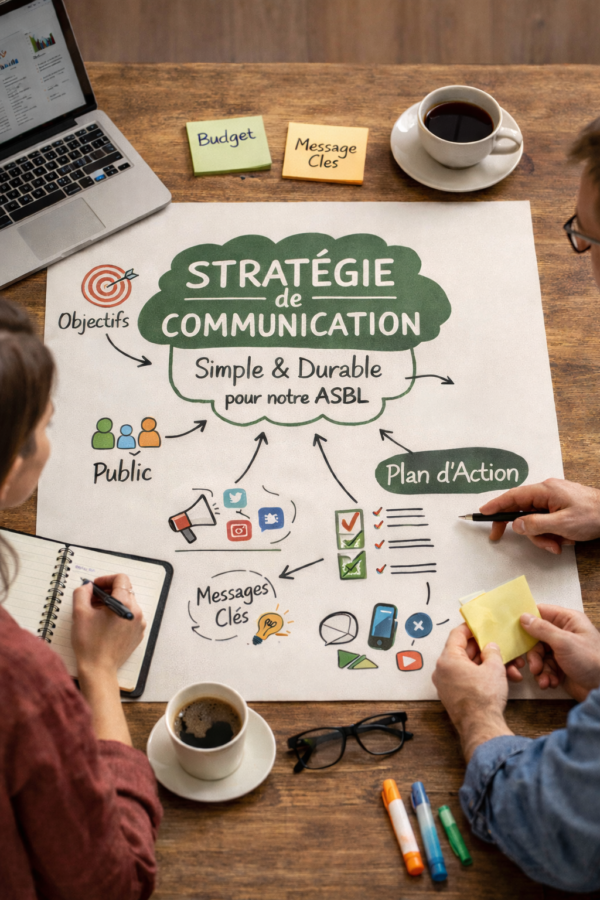 Créer une stratégie de communication simple et durable pour son ASBL